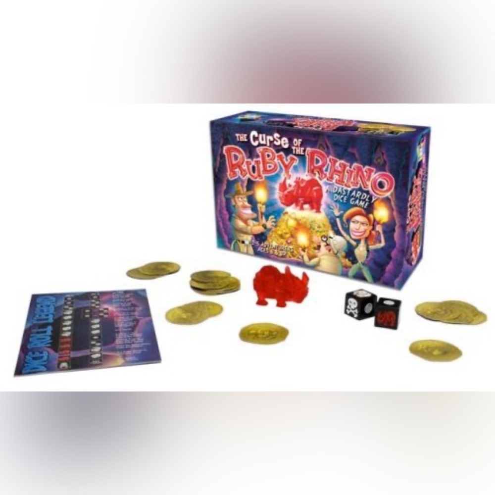 The Curse of the Ruby Rhino board game by Gamewright
